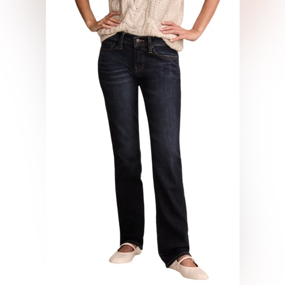Bella Swan Style Lucky Brand Sweet Straight Mid Rise Dark Wash Women’s Size 12 - Picture 1 of 11